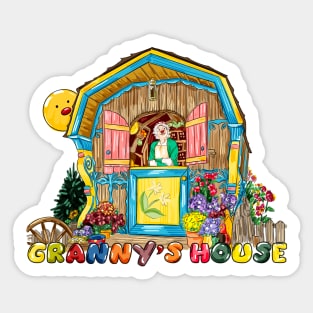 Granny Garbanzo Sticker